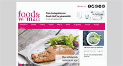 Desktop Screenshot of foodandwoman.com